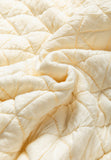 Drawstring Quilted Hooded Top and Shorts Set