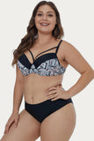 Floral Paisley Plus Size Bikini Set