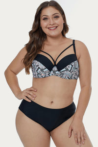 Floral Paisley Plus Size Bikini Set